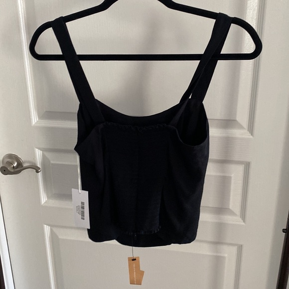 NWT Reformation Eunice Top in Black - Picture 5 of 6